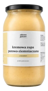 Kremowa zupa porowo-ziemniaczana z dodatkiem boczku - 900ml